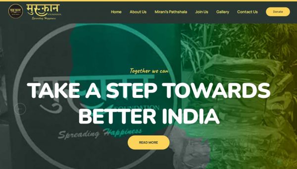 Muskaan Foundation, Web Designing Company in Raipur Chhattisgarh